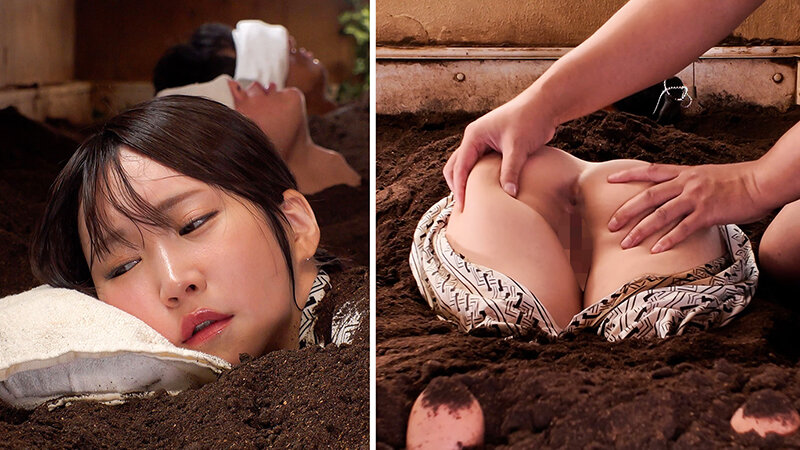 デカ尻人妻限定 砂風呂に埋まって身動きできない催淫NTR拘束マッサージ 横が見えない状態で、隣に夫が居るのにイッてもイッても止めずに絶頂させ続けた女の「サイレント絶叫」 画像2
