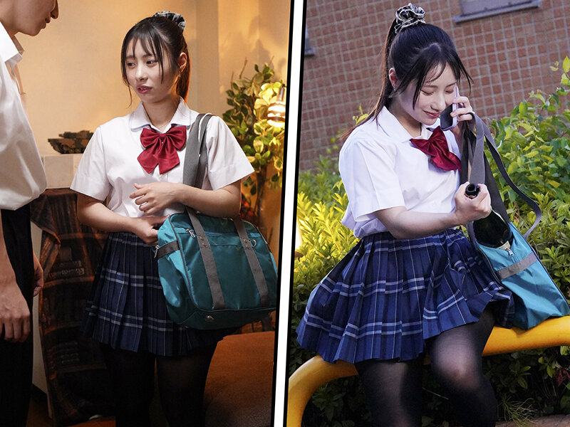 黒パンスト失禁イラマチオ輪● 固定バイブお漏らしさせられたスクールカースト頂点の生意気な女子校生 松井日奈子 画像1