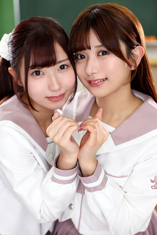 【VR】シン・W顔面特化アングルSpecial VR ~顔面最高のビジュJ●がボクを奪い合い!?舐めまくりキスしまくり中出しハーレム!!~逢沢みゆ・北岡果林 画像2